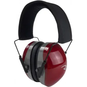 Radians TR0360CS TRPX Muff 29 dB Over the Head Folding Red Ear Cups with Black Headband for Adults 1 Pair