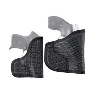 DeSantis Gunhide N38BJZ3Z0 Nemesis Pocket Black Rubberized Fabric Pocket Fits Diamondback DB380 w/CT LG-491/DB9/Kimber Solo
