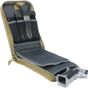 GPS Tactical Pistol Case T1175PCT Pistol Case, 1000D Nylon, 4 Magazine Pockets