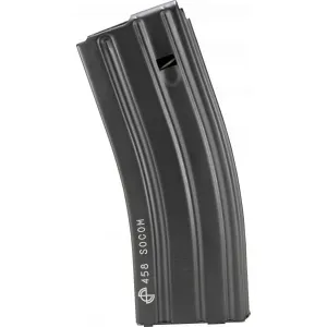 DuraMag 1058041175CPD SS Replacement Magazine Black with Black Follower Detachable 10rd 458 SOCOM for AR-15