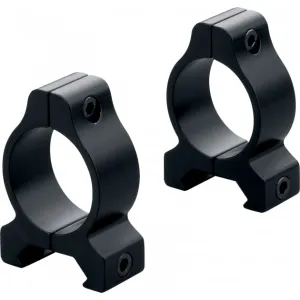 Leupold 56533 Rifleman Rimfire Scope Ring Set For Rifle Weaver Medium 1\" Tube Matte Black Aluminum
