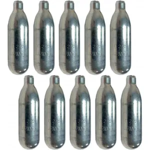 Byrna Technologies CO22310 CO2 Cartridge 8 Gram 10 Per Pack with Oiler CO2