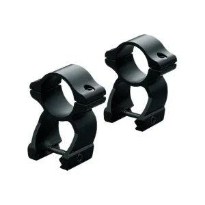 Leupold 55880 Rifleman Scope Ring Set See-Thru High 1\" Tube Matte Black Aluminum