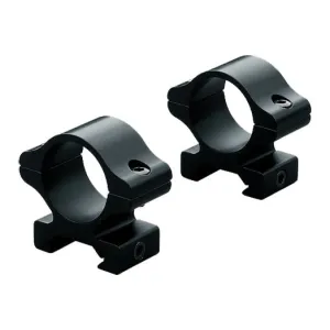 Leupold 57833 Rifleman Scope Ring Set For Rifle Weaver High 1\" Tube Silver Aluminum