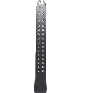 Glock Compatible 9mm 33rd Magazine. Steel Lined and Reinforced Polymer Body Aftermarket Mag