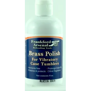 Frankford Arsenal 887335 Brass Polish 8oz Bottle Brass Polish