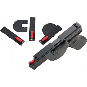Versacarry 40MD Semi-Auto 40 S&W Medium 4\" Barrel Resin/Delrin Black/Red