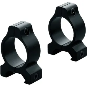Leupold 55850 Rifleman Scope Ring Set Vertically Split Medium 1\" Tube Matte Black Aluminum