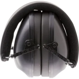 Radians LSO100CS Lowset Muff 21 dB Over the Head Black Ear Cups with Padded, Adjustable Black Headband for Adults 1 Pair