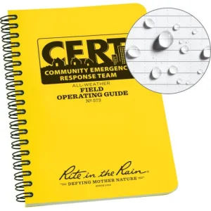 Rite in the Rain 573 Cert Field Operating Guide