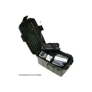 MTM S107411 Survivor Dry Box Large w/Mirror Triple Latch Poly Green