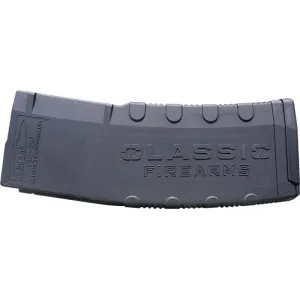 Classic Firearms AR-15 30 Round Enhanced Magazine - .223/5.56/.300BLK, Black With Yellow/Gold Accents - Mfg # CLF556MOD2BLK