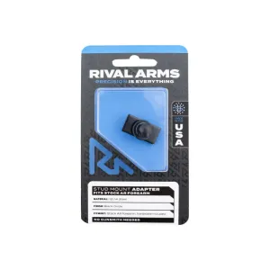 Rival Arms Stud Mount Adapter, Forearm Adapter, 1214 Steel, Oxide Finish, RARA92M6B
