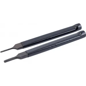 Wheeler Engineering AR15 Bolt Catch Install Punch Kit, 2 Steel Punches, Rubber Over-Molded Handle