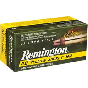 Remington 1700 Yellow Jacket 22 LR Truncated Cone Hollow Point 33 GR - 100rd Box