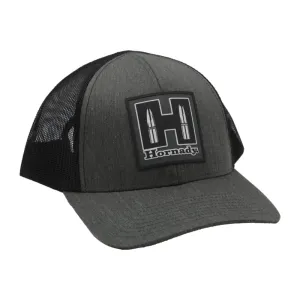 Hornady 99217 Cap Mesh Structured Gray/Black Adjustable Snapback, OSFA
