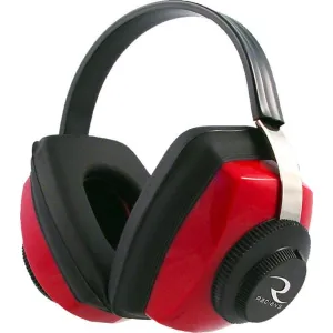 Radians CP0300CS Competitor Muff 26 dB Adjustable Red Ear Cups with Adjustable Black Headband for Adults 1 Pair