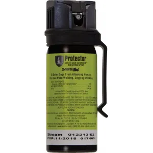 Sabre SRPMK3 Protector Dog Pepper Spray Contains 8 Bursts 1.8oz 15ft w/Belt Clip