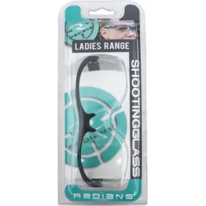 Radians WS2310CS Ladies Range Eyewear 99.9% UV Rated Clear Lens with Gray & Aqua Accents Frame
