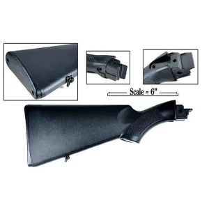 Original Russian Saiga AK-47 Black Polymer Buttstock