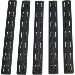 Bravo KMRRPBLK5 BCM KeyMod Rail Panel Kit AR-15 5.56mm Polymer Black