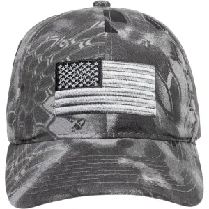 Outdoor Cap USA Flag Hat Kryptek Raid Unstructured Hook & Loop OSFA