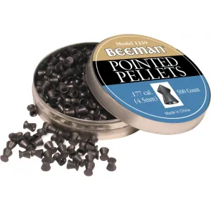 Beeman Model 1239 Air Gun Pellets .177 Caliber 8.53 Grain Pointed 500ct.