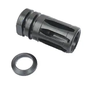 AR-15 Flash Hider , M16 Bird Cage A-2 Style for.223/5.56 Caliber w/ Crush Washer