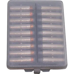 MTM Case-Gard W18-9-41 Ammo Wallet Handgun 380 ACP/9mm Luger 18rd Clear Smoke Polymer