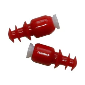 Radians CF7000BP Cease Fire Earplugs Baffle In Ear Red Plugs for Adults 1 Pair