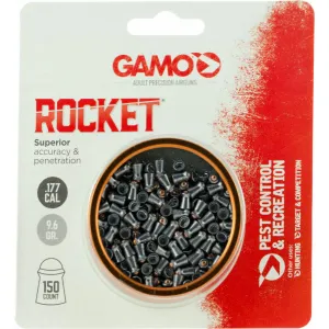 Gamo 6321274-C54 Rocket .177 Pellet Rounded Tip 150 Per Tin