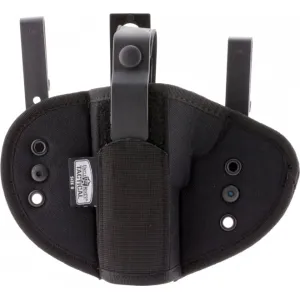 Uncle Mikes 55000 IWB Tuckable 1.875-3\" S&W J Frame Hammered Revolver Nylon Holster, Black - Closeout