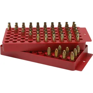 MTM LT150M30 Universal Loading Tray All Handgun/Rifle 50rds Red