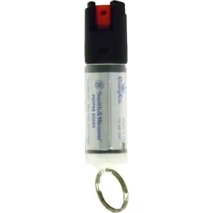 SW Pepper Spray 1201 Pepper Spray 15% Clear Key Cap Key Ring .5 oz