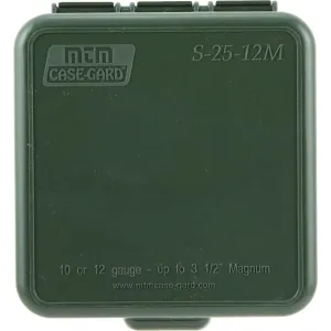 MTM Case-Gard S25-12M-11 Dual Gauge Shotshell Case Multi-Gauge Shotgun Forest Green Polypropylene 25rd