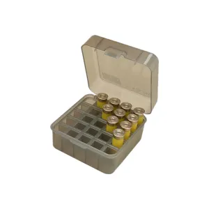 MTM Case-Gard S25D41 Dual Gauge Shotshell Case Shotgun Clear Smoke Polypropylene 25rd