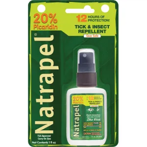 Natrapel 00066850 Picaridin Insect Repellent 1 oz Spray Bottle Repels Ticks & Biting Insects Effective Up to 12 hrs