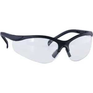 Caldwell 320040 Pro Range Shooting Glasses Clear Lens Black Frame 99.9% UV Rating