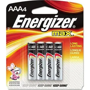 Energizer E92BP4 AAA Max 1.5 volts Alkaline