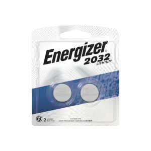 Energizer 2032BP2 CR2032 3 volts Lithium 235 mAh 2pk