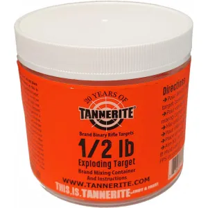 Tannerite 1/2ET Entry Level Impact Enhancement Explosion White Vapor Centerfire Rifle Firearm 0.50 lb Target
