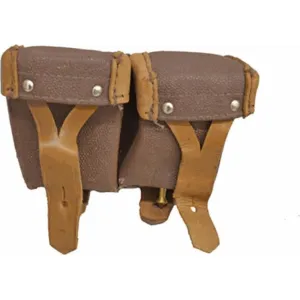 Military Surplus Mosin Nagant Ammo pouch, double pocket. Used.