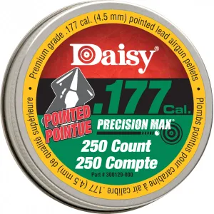 Daisy PrecisionMax .177 Caliber Pointed Pellets 250-Count