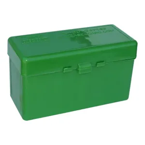 MTM Case-Gard RL6010 Ammo Box Flip-Top for .30-06/25-06 Rem/.270 Win Green Polypropylene 60rd