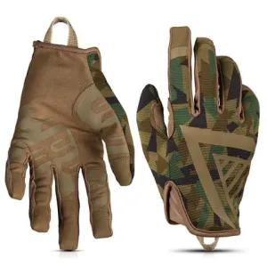 Glove Station Impulse High Dexterity Tactical Gloves - M90 Camouflage - Large - MIL437-CFT-L