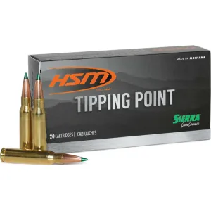HSM 6ARC2N Tipping Point 6mm ARC 95 GR20 Per Box/ 25 Cs - 20rd Box