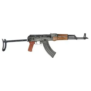 Pioneer Arms Forged Series Sporter Underfolder Semi-Automatic AK-47 Style 7.62x39mm Rifle, Wood Furniture, and 30 Round Mag - POL-AK-S-UF-FT-W