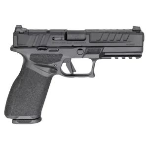 Springfield Armory Echelon 9mm Semi-Automatic Pistol, OR, 3-Dot Sights, Modular, 4.5\" Hammer Forged Bbl, 17 & 20 Round Magazine, Black - EC9459B-3D