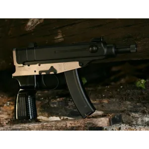 Czech Small Arms vz.61 Satin Nickel Semi-Automatic Pistol 4.53\" 1/2x28 Threaded Barrel .32 ACP - W/ (2) 20rd Mags - VZ61-102T