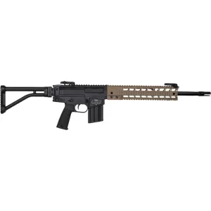 Brigade Manufacturing Makasi 5.56x45mm FAL-AR15 Hybrid Semi-Automatic Rifle, 16\" Barrel, 12\" Quad Rail, FDE Cerakote- M561162NQ